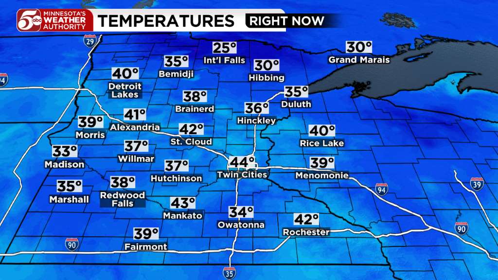 Thursday weather: Mostly sunny and cool temps — KSTP 5 — Gopher